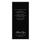 ワールドマップメニュー白黒編集可能カラーフォント ラックカード (裏面)