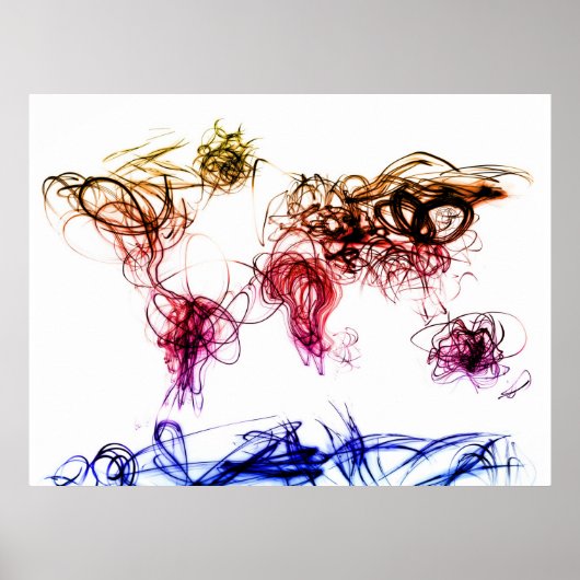 ワールドマップライ書ト ポスター (正面)