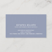 ワールドマップ付き旅行代理店名刺 名刺 (裏面)