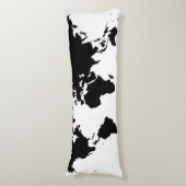 ワールドマップ体黄色 ボディピロー (正面縦)