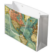 ワールドマップ統一された州マップ地理 ラージペーパーバッグ (正面アングル)