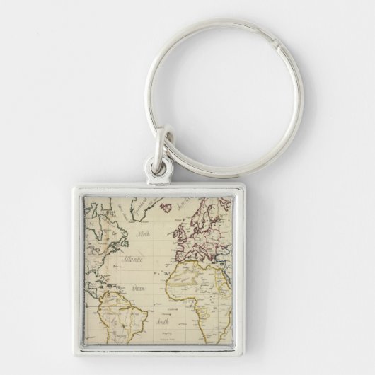 ワールドマップ キーホルダー (正面)