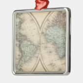 ワールドマップ メタルオーナメント (左)