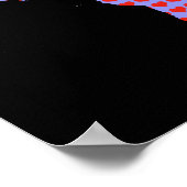 ワールドマップ – ラブパターン ポスター (角)