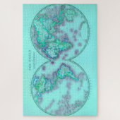 ワールドマップ(半球) ジグソーパズル (縦)