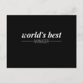 ワールドマ最高のネージャ ポストカード (正面)