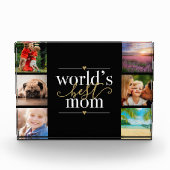 ワールドマ最高のママブラックと金ゴールド6 フォトブロック (正面)