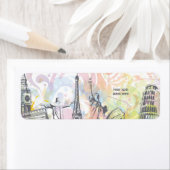 ワールドモニュメントカスタムのラベル ラベル (インサイチュ)