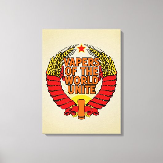 ワールドユナイトの蒸気 キャンバスプリント (正面)