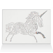 ワールドユニコーンカード – 明るい虹 (内部横(上))