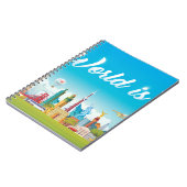 ワールドランドマーク：旅行ヴィンテージセット ノートブック (左側)