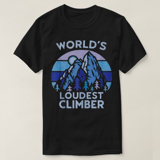 ワールドルーデントクライマーロック登山 Tシャツ (デザイン正面)