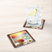 ワールドロケーションコースター/イオニア海01 スクエアペーパーコースター (インサイチュ)