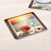 ワールドロケーションコースター/イオニア海01 スクエアペーパーコースター (アングル)