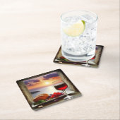 ワールドロケーションコースター/イオニア海02 スクエアペーパーコースター (インサイチュ)