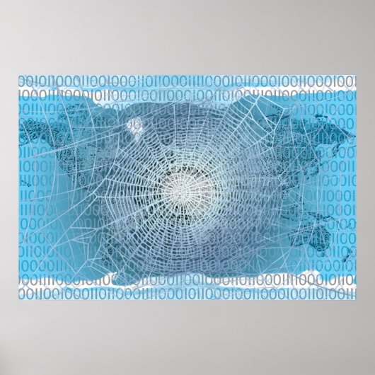 ワールドワイドくもの巣ポスター ポスター (正面)