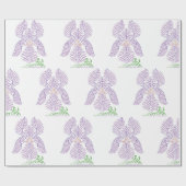 ワールドワードアイリスラッピング紙 ラッピングペーパー (フラット)