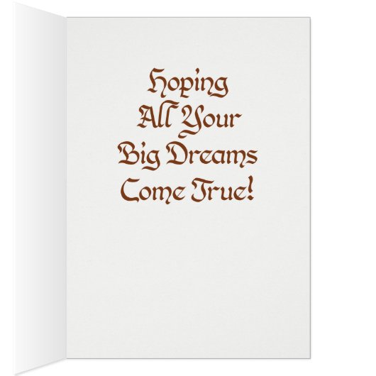 ワールドワードアフリカゾウのカード (内側 (右))