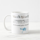 ワールドワードアフリカRhino Mug コーヒーマグカップ (左)