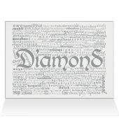 ワールドワードダイヤモンド記念日カード (内部横(上))