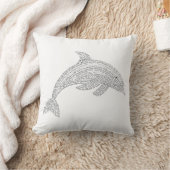 ワールドワードドルフィンピロー クッション (ブランケット)