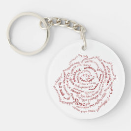 ワールドワードバラキーチェーン キーホルダー