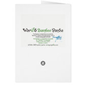 ワールドワードバンブーパンダカード (裏面)