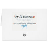 ワールドワードブルーヘロンカード (裏面横)