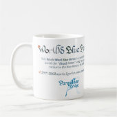 ワールドワードブルーヘロンマグ コーヒーマグカップ (左)