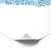 ワールドワードブルーホエールポスター ポスター (コーナー)