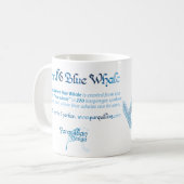 ワールドワードブルーホエールマグ コーヒーマグカップ (正面左)