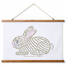 ワールドワードラビットタペストリー