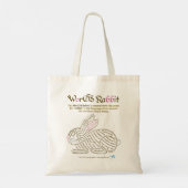 ワールドワードラビットトートバッグ トートバッグ (裏面)