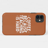 ワールド先生デイコーヒ教えーは懸命 Case-Mate iPhoneケース (裏面(横))