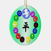 ワールド宗教祭日オーナメント セラミックオーナメント (右)