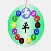 ワールド宗教祭日オーナメント セラミックオーナメント (左)