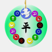 ワールド宗教祭日オーナメント セラミックオーナメント (裏面)