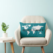 ワールド座標のカスタムの色の特殊な日付 ランバークッション (椅子)