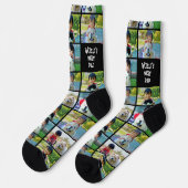 ワールド最高のカスタムパパ4写真 ソックス (左)