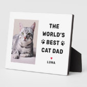 ワールド最高のキャットパパ愛人写真 フォトプラーク (側面)