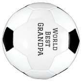 ワールド最高のグランドパ追加ネーム文字スポーツ文字simpl サッカーボール (回転)