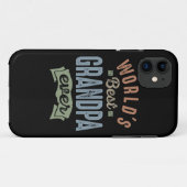 ワールド最高のグランパ Case-Mate iPhoneケース (裏面(横))