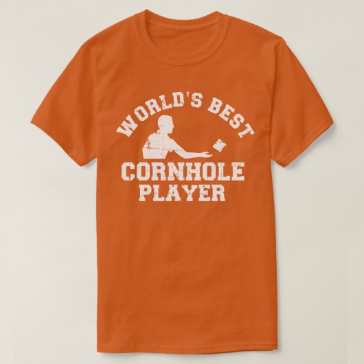 ワールド最高のコーンホールプレーヤー Tシャツ (デザイン正面)