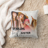 ワールド最高のスシスター |フォト装飾用クッション クッション (ブランケット)