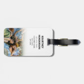 ワールド最高のスシスター |写真 ラゲッジタグ (裏面横)