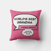 ワールド最高のズのピモダンンククールおもしろい クッション (裏面)