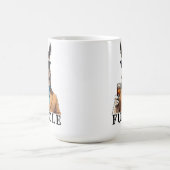 ワールド最高のズエバーファンルおもしろい叔父 コーヒーマグカップ (中央)