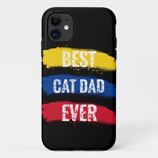 ワールド最高のズキャットパパ Case-Mate iPhoneケース (裏面)
