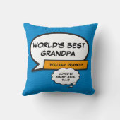 ワールド最高のズグランドパおもしろいブクールルー クッション (裏面)