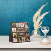 ワールド最高のズグランパ12フォトコラージュダークウッド フォトプラーク (インサイチュ)